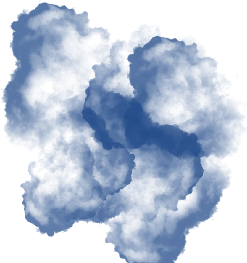 Blue Smoke Alcohol Watercolor Stain Splash